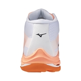 Mizuno WAVE LIGHTNING PRO MID Кроссовки волейбольные Коралловый/Серый/Белый - фото 337321
