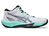 Asics SKY ELITE FF MT 4 (W) Кроссовки волейбольные женские Белый/Фиолетовый - фото 337676