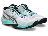 Asics SKY ELITE FF MT 4 (W) Кроссовки волейбольные женские Белый/Фиолетовый - фото 337678
