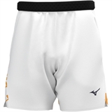 Mizuno DAYBREAKERS 8 IN AMPLIFY SHORT Шорты теннисные Белый/Желтый - фото 337780