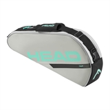 Head TOUR RACQUET BAG S Сумка для ракеток Серый/Бирюзовый - фото 338018